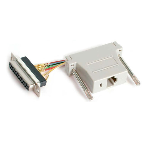 Startech Db25 To Rj45 Modular Adapter - F/f - Gc258ff - Convert A Db25 Male Connector To