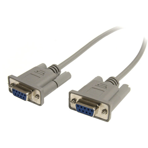 Startech 25 Ft Cross Wired Db9 Serial Null Modem Cable - Db-9 Female To Db-9 Female Seria