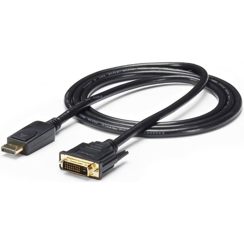 Startech 6ft Passive Dp 1.2 To Dvi-d Single-link Cable Connects Dvi Monitor; 1920x1200/10