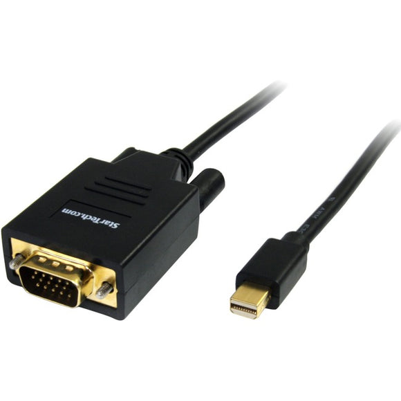 Startech 6ft Active Mini Displayport To Vga Cable; 1920x1200/1080p 60hz; Mdp 1.2 Hbr2; Dp
