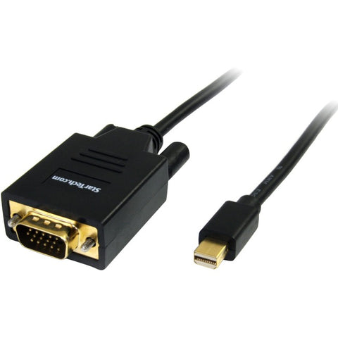 Startech 6ft Active Mini Displayport To Vga Cable; 1920x1200/1080p 60hz; Mdp 1.2 Hbr2; Dp