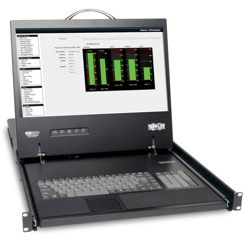 Eaton Tripp Lite Series Netcommander 8-port Cat5 1u Rack-mount Console Kvm Switc