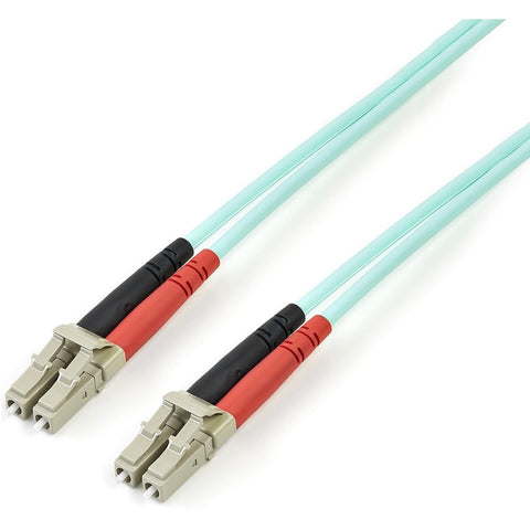 Startech 5m 10 Gb Aqua Mm Fiber Patch Cable Lc/lc - Fiber Optic Patch Cord - Multimode Fi