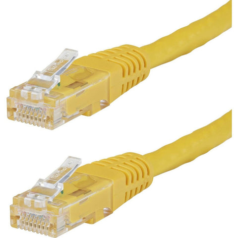 Startech 20ft Yellow Cat6 Ethernet Cable Delivers Multi Gigabit 1/2.5/5gbps & 10gbps Up T