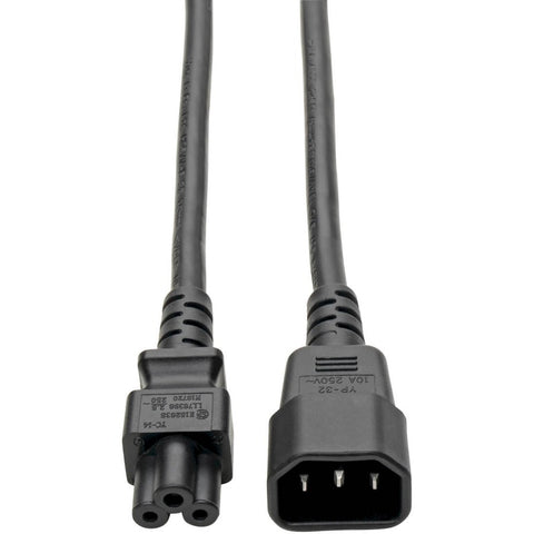 Eaton Tripp Lite Series Laptop Power Adapter Cord, C14 To C5 Adapter - 7a/125v O
