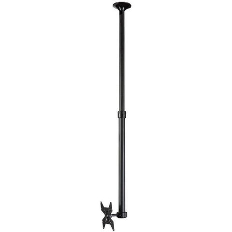 Atdec Pty Ltd Atdec Ceiling Mount For Medium Display, Long Pole - Loads Up To 55lb - Black - V