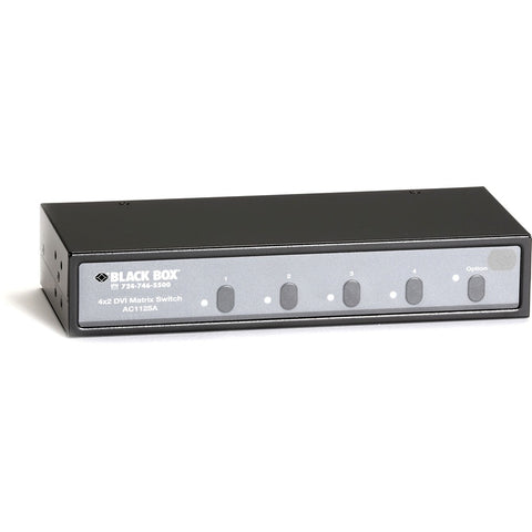 Black Box Dvi Matrix Switch With Audio And Rs232 Control - 4x2