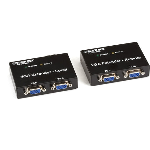 Black Box Vga Extender Kit - 2-port Local, 2-port Remote