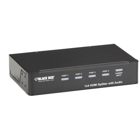Black Box Hdmi Splitter With Audio - 1x4, Gsa, Taa
