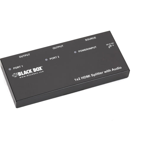 Black Box Hdmi Splitter With Audio - 1x2, Gsa, Taa