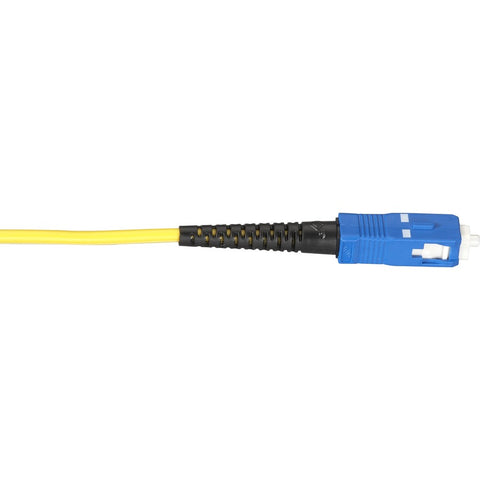 Black Box Os2 9/125 Singlemode Fiber Optic Patch Cable - Ofnr Pvc, Sc To Sc, Yellow, 2-m (