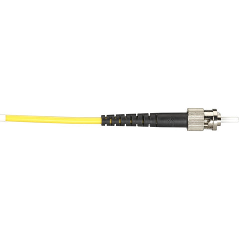 Black Box Os2 9/125 Singlemode Fiber Optic Patch Cable - Ofnr Pvc, St To St, Yellow, 2-m (