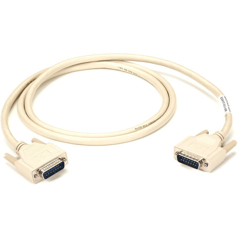 Black Box Db15 Thumbscrew Cable - Male/male, 5-ft. (1.5-m)