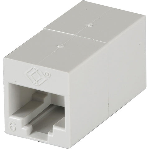 Black Box Cat6 Coupler - Unshielded, Straight-pin, White