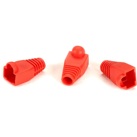 Black Box Snagless Cable Boot - Red, 50-pack