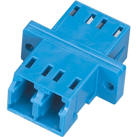 Black Box Fiber Optic Coupling - Singlemode, Duplex, Ceramic Sleeve, Plastic Flange, Recta