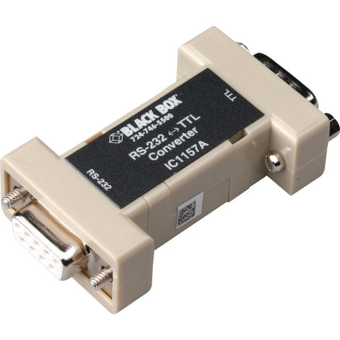 Black Box Convert 5-v Ttl To Rs232 To Enable Easy Connection To A Laptop Or Computer. Thes