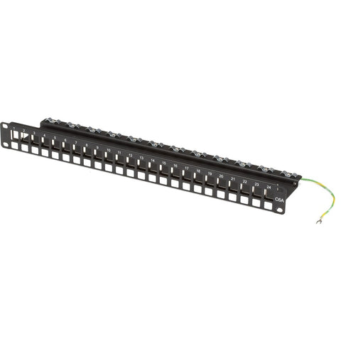 Black Box Features Built-in Rear Cable Management Bar And A Grounding Wire. Large Port Num