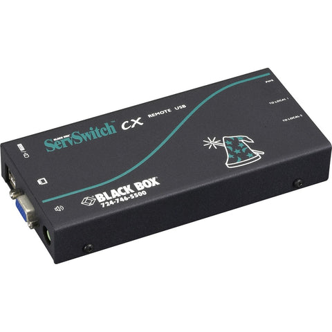Black Box Kvm Switch Remote Unit - Vga, Usb With Audio And Skew Compensation