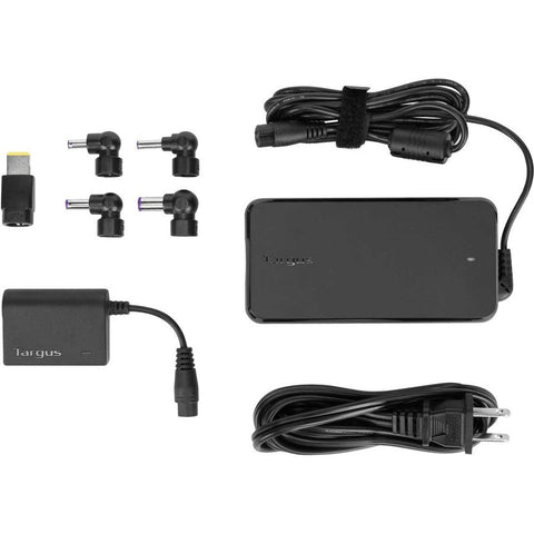 Targus 90w Ac Laptop Charger With Usb Adapter - Black