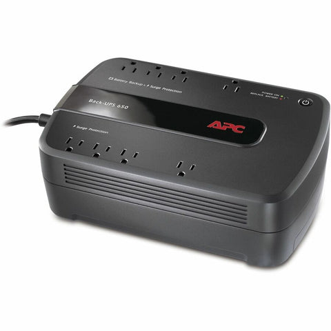 Apc By Schneider Electric Apc Be650g1 - Ups - Standby - 120 V - 390watt - 650va - Usb - 4 Nema 5-15r, 4 Ne