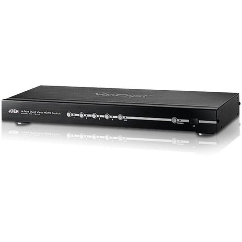 Aten 4-port Hd Switch W/ Mirror Outputs