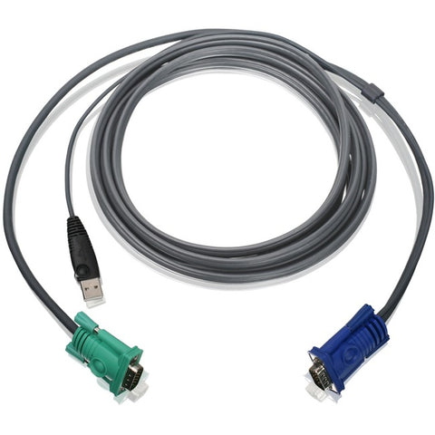 Iogear Bonded Kvm Cable, Usb, Vga, 10 Feet