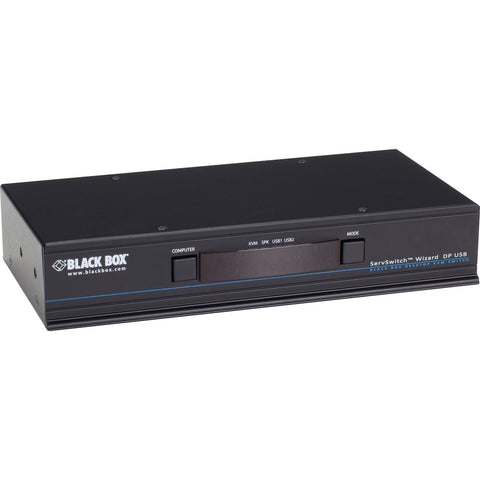 Black Box Dp Usb Displayport Desktop Kvm Switch - 4-port