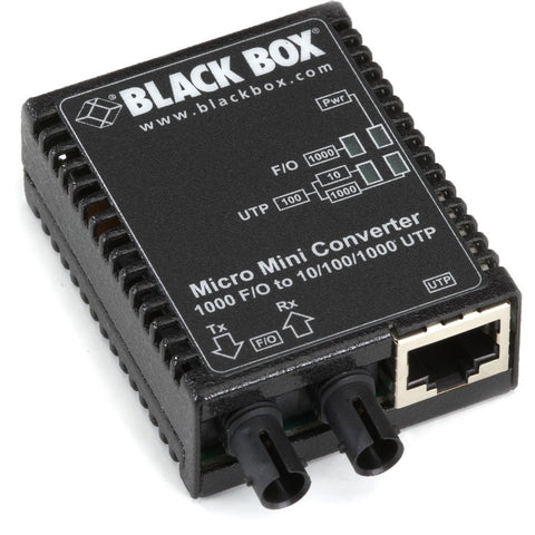 Black Box The Micro Mini Media Converter Is Ideal For Bringing Fiber To The Desktop And Fo