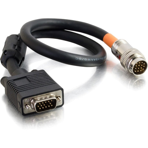 C2g Av Cable - Vga Left Connector - Male Left Gender - 15 Pin Rapidrun Right Connect