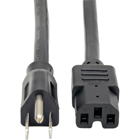 Eaton Tripp Lite Series Power Cord, Nema 5-15p To C15 - Heavy-duty, 15a, 125v, 1
