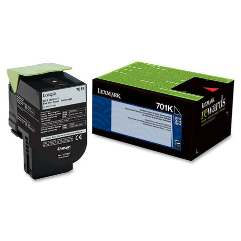 Lexmark 70c10k0 Black Return Program Toner Cartridge For Use In Cs/cx310,410,510