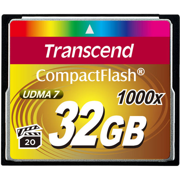 Transcend Information 32gb Cf Card (1000x, Type I )