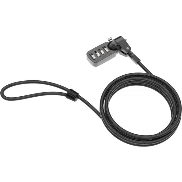 Compulocks Brands, Inc. T-bar Security Combination Cable Lock Black