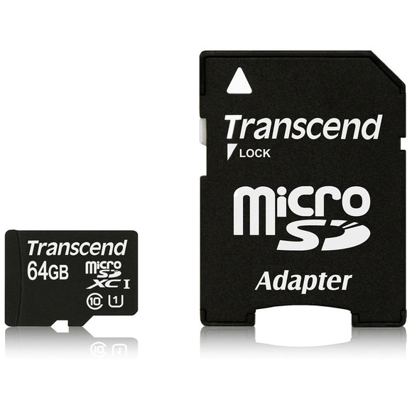 Transcend Information 64gb Microsdxc Class10 U1 W/adapter