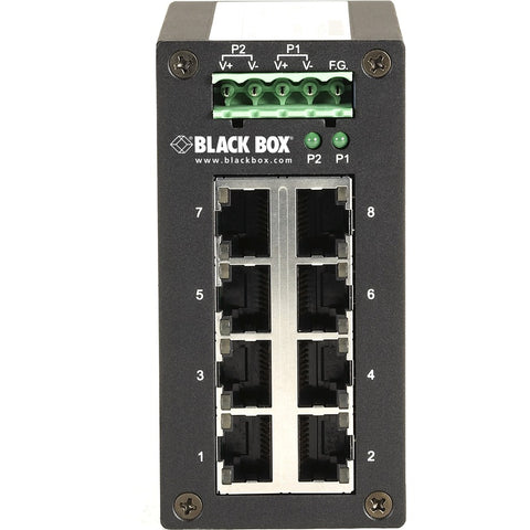 Black Box The Hardened Gigabit Edge Switch Brings Eight Gigabit Ethernet Ports To Harsh In