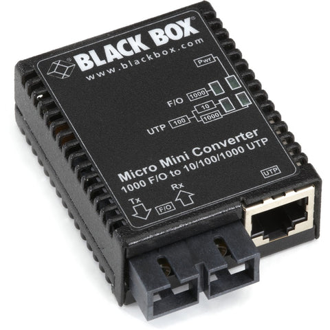 Black Box The Micro Mini Media Converter Is Ideal For Bringing Fiber To The Desktop And Fo