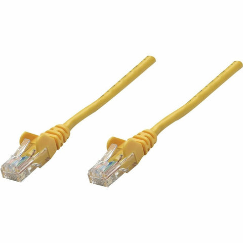 Intellinet 10 Ft Yellow Cat5e Snagless Patch Cable
