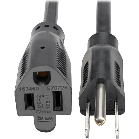 Eaton Power Cable - Nema 5-15p - Male Left Gender - Power Nema 5-15r - Female Right Ge