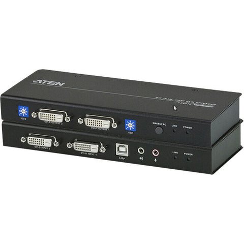 Aten Dvi Dual View Kvm Extender Up To 200 Ft.3 Years Warranty