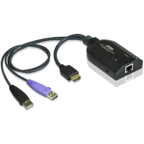 Aten Hdmi Usb Virtual Media Kvm Adapter Cable With Smart Card Reader (cpu Module)