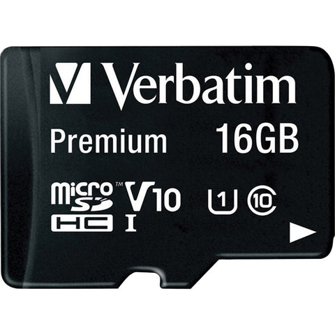 Verbatim Americas Llc Microsdhc 16gb Class 10 W Adapter