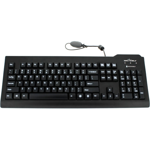 Seal Shield Medical Grade Keyboard Backlit-quick Connect Dishwasher Safe Ansi Us