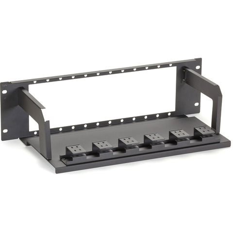 Black Box Universal Fiber Optic Blank Panel - 12-slot, 3u