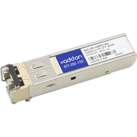 Add-on Addon Cisco Glc-ge-100fx Compatible Taa Compliant 100base-fx Sfp Transceiver (mm