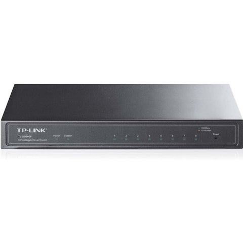 Tp-link Usa Corporation Tp-link Gigabit Smart Switch Tl-sg2008 Is Equipped With 8 Gigabit Rj45 Ports. Th