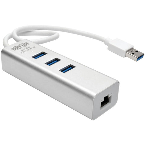 Eaton Tripp Lite Series Usb To Gigabit Ethernet Nic Network Adapter With 3 Port