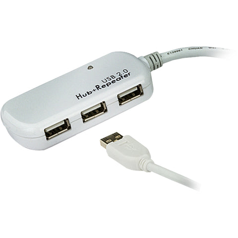 Aten 4port Usb 2.0 Hub With Builtin 39ft.