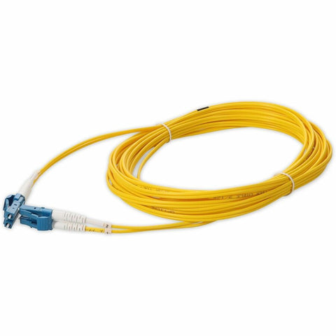 Add-on Addon 9m Lc To Lc Yellow Os2 Duplex Ofnr (riser-rated) Smf Fiber Patch Cable