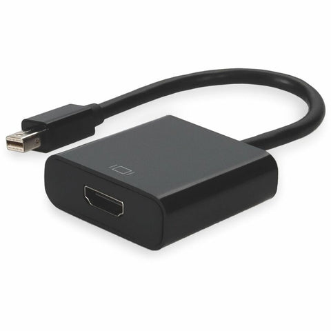 Add-on Addon Mini-displayport Male To Hdmi Female Black Adapter Cable